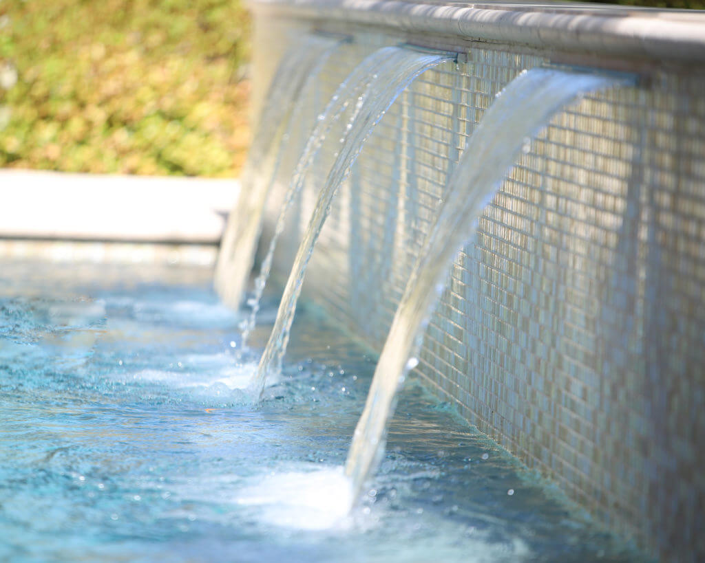 Fountain In Pool